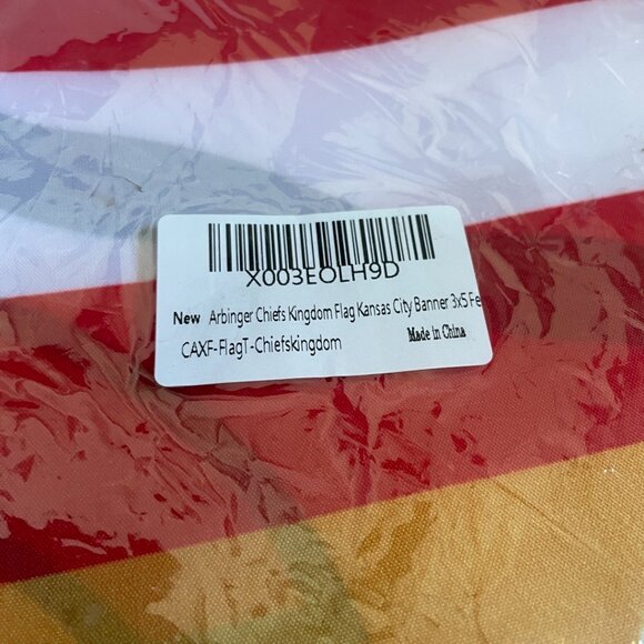 Kansas City Chiefs Kingdom Flag – 3x5 ft - Picture 3 of 4